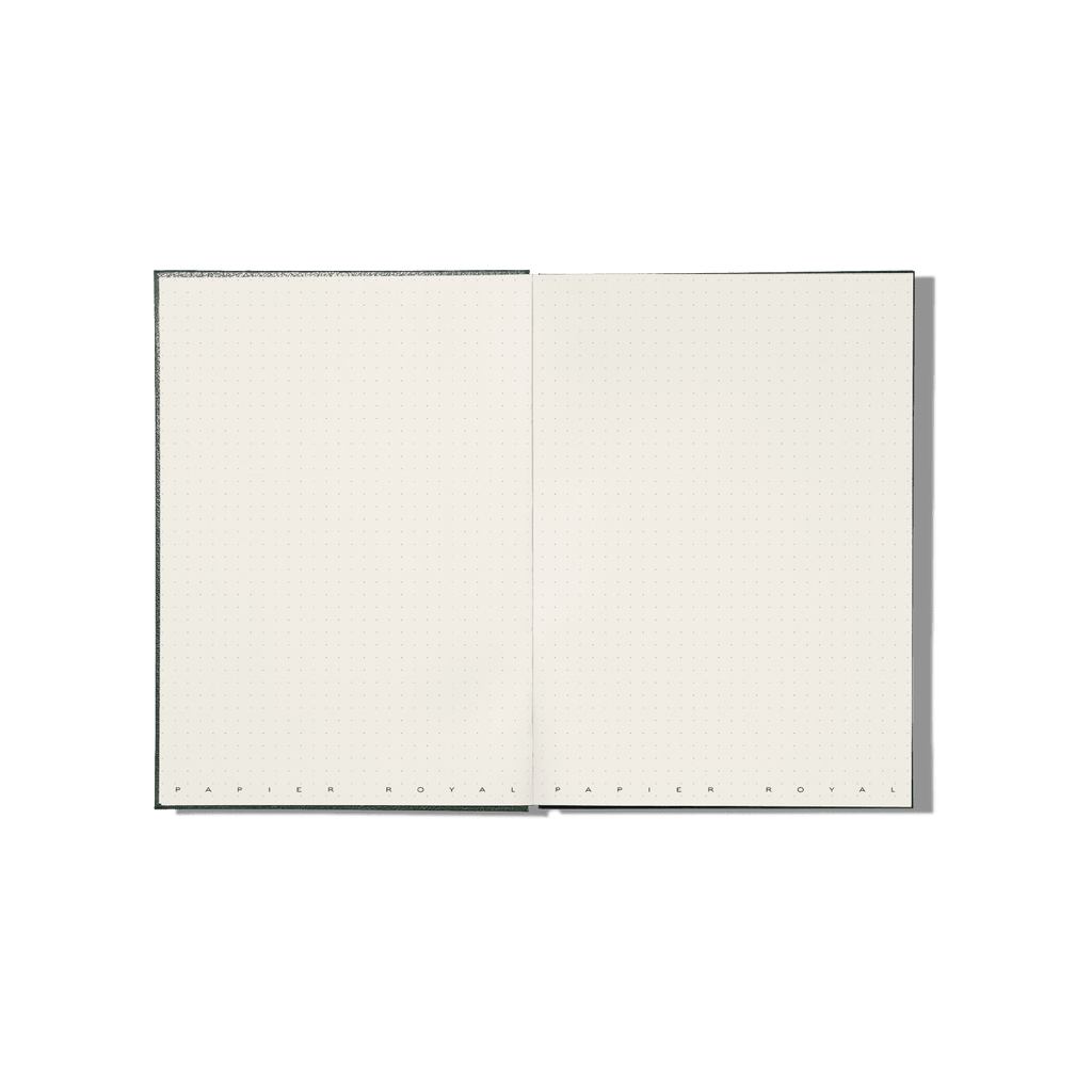 Papier Royal - Royal Notebook A5 Dark Green Leather - Papier Royal