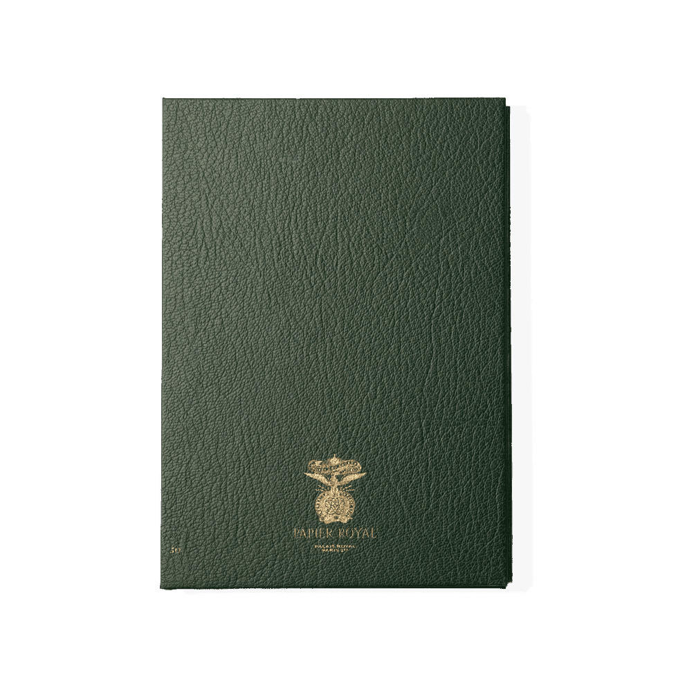 Papier Royal - Royal Notebook A5 Dark Green Leather - Papier Royal