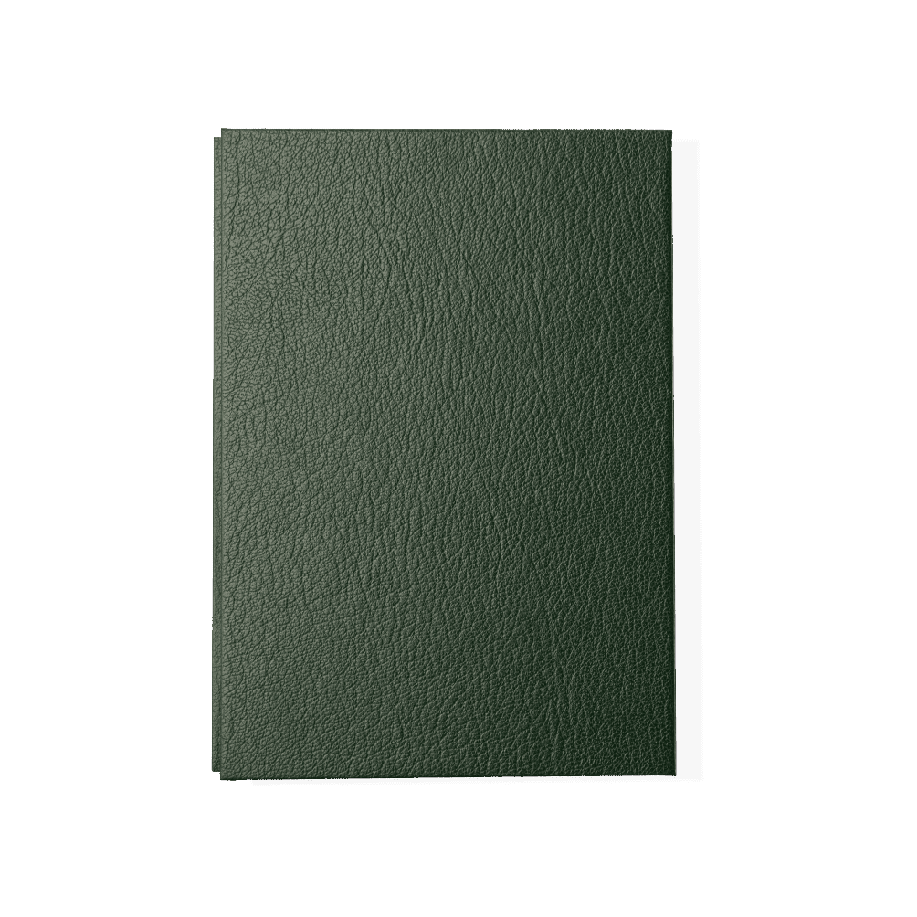 Papier Royal - Royal Notebook A5 Dark Green Leather - Papier Royal