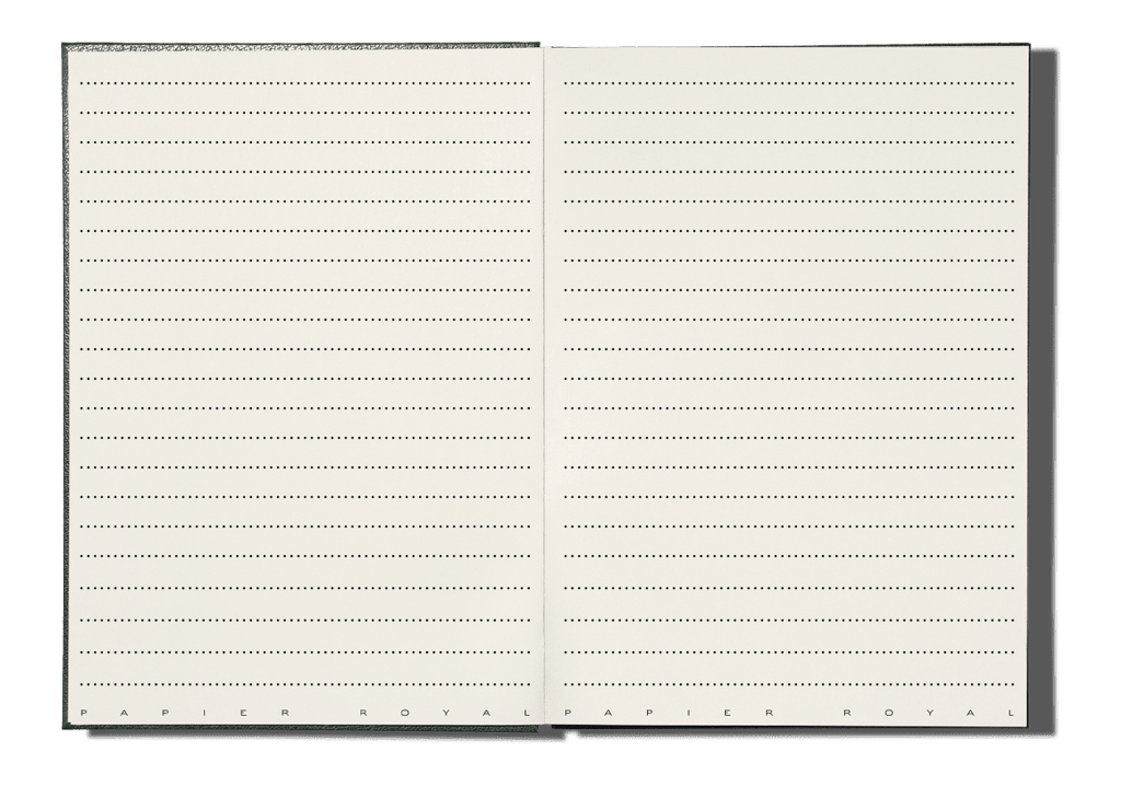 Papier Royal - Royal Notebook A5 Dark Green Leather - Papier Royal