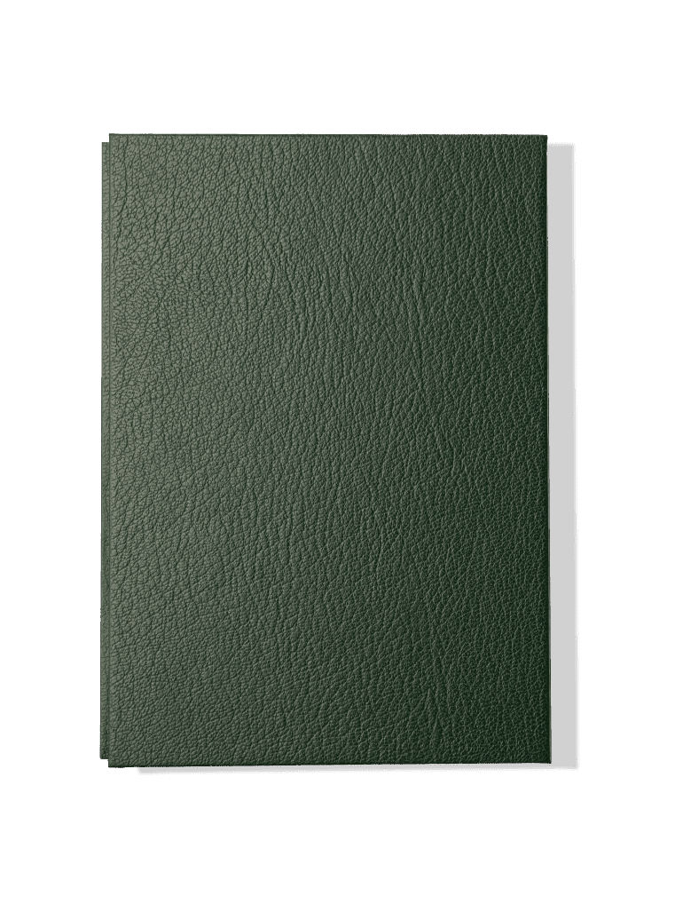 Papier Royal - Royal Notebook A5 Dark Green Leather - Papier Royal