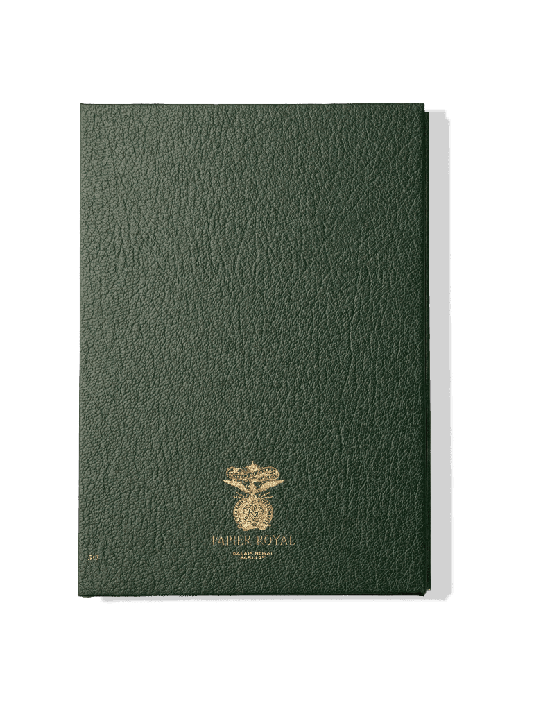 Papier Royal - Royal Notebook A5 Dark Green Leather - Papier Royal