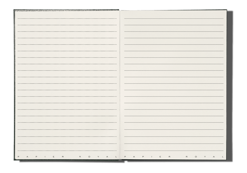 Papier Royal - Royal Notebook A5 Dark Green Leather - Papier Royal