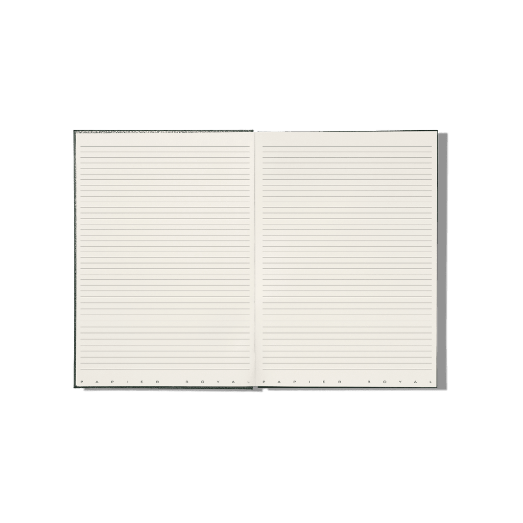 Papier Royal - Royal Notebook A5 Dark Green Leather - Papier Royal