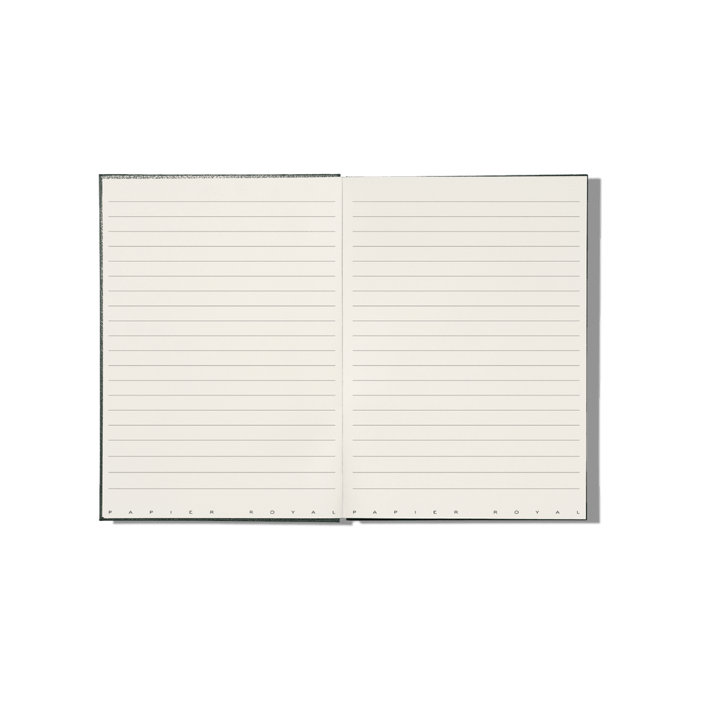Papier Royal - Royal Notebook A5 Dark Green Leather - Papier Royal