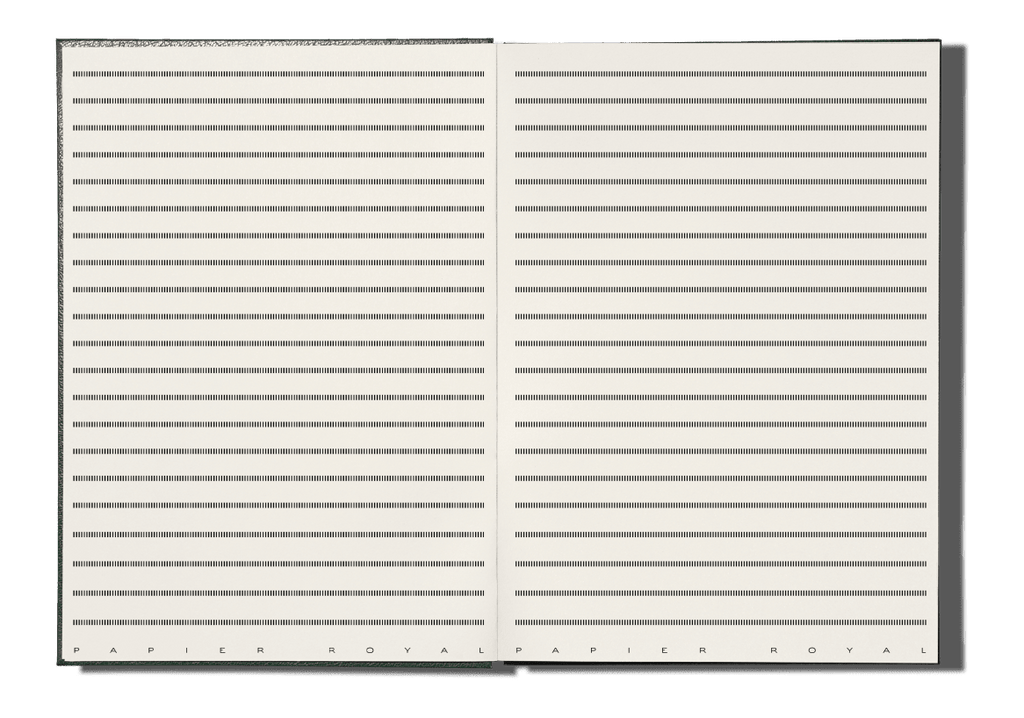 Papier Royal - Royal Notebook A5 Dark Green Leather - Papier Royal