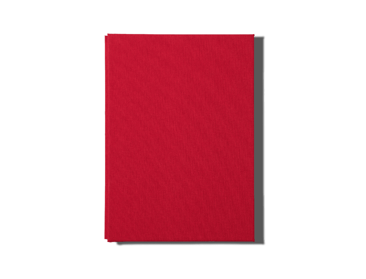 Papier Royal - Royal Notebook A5 Dark Red Canvas - Papier Royal