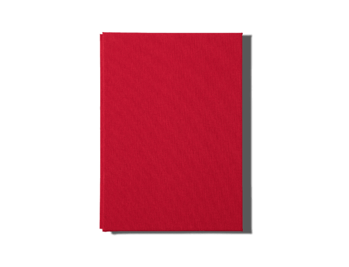 Papier Royal - Royal Notebook A5 Dark Red Canvas - Papier Royal