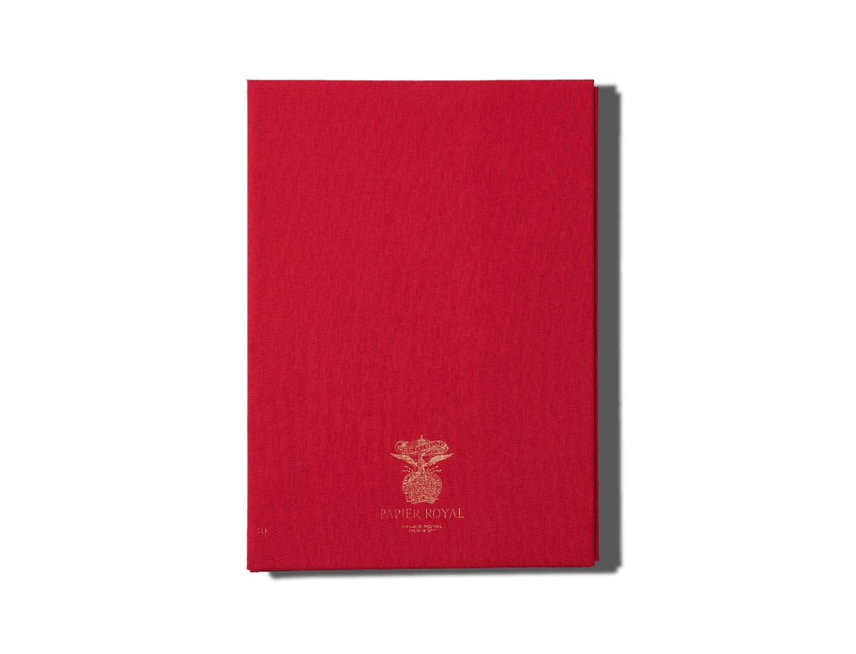 Papier Royal - Royal Notebook A5 Dark Red Canvas - Papier Royal
