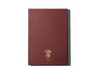 Papier Royal - Royal Notebook A5 Dark Red Leather - Papier Royal