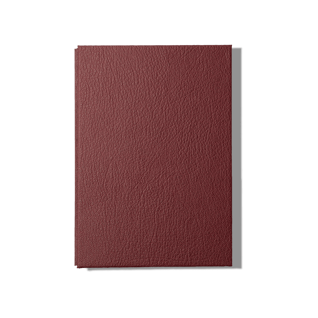 Papier Royal - Royal Notebook A5 Dark Red Leather - Papier Royal