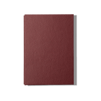 Papier Royal - Royal Notebook A5 Dark Red Leather - Papier Royal