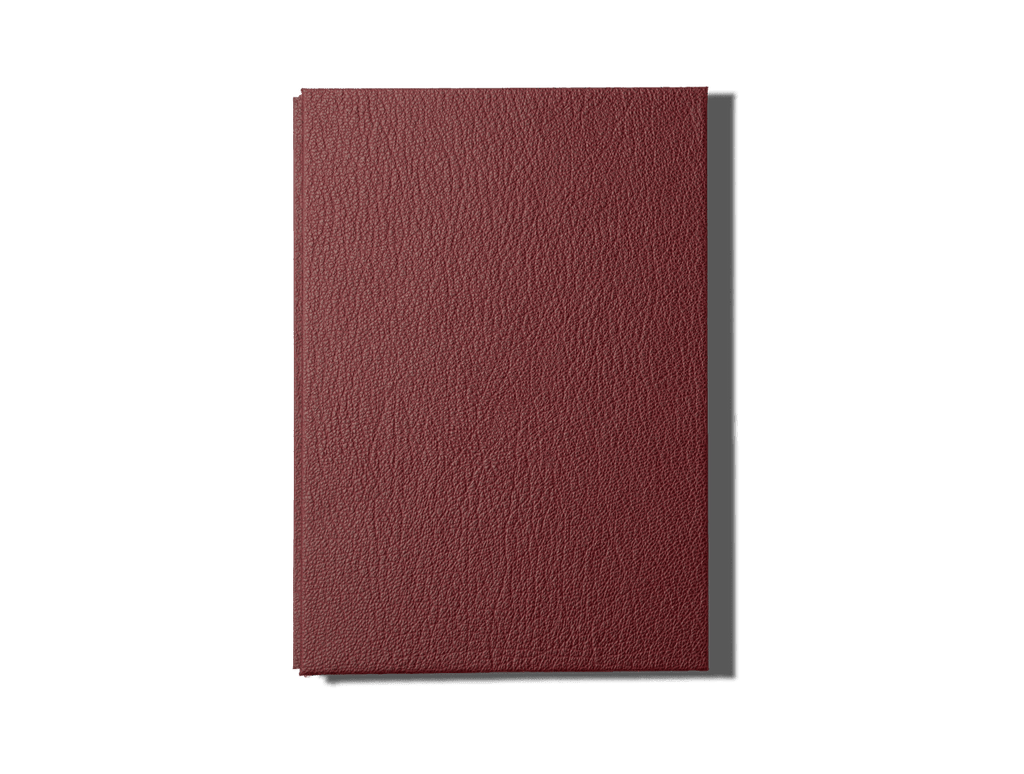 Papier Royal - Royal Notebook A5 Dark Red Leather - Papier Royal