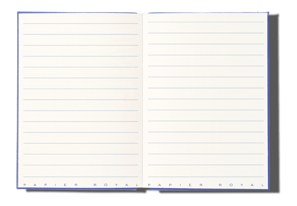 Papier Royal - Royal Notebook A6 Dark Blue Canvas - Papier Royal