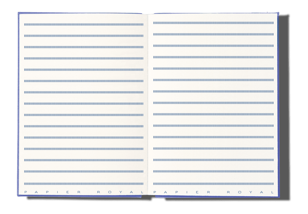 Papier Royal - Royal Notebook A6 Dark Blue Canvas - Papier Royal