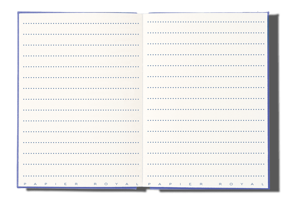 Papier Royal - Royal Notebook A6 Dark Blue Canvas - Papier Royal