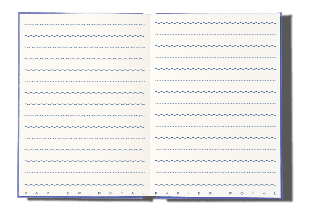 Papier Royal - Royal Notebook A6 Dark Blue Canvas - Papier Royal