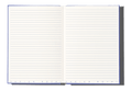 Papier Royal - Royal Notebook A6 Dark Blue Canvas - Papier Royal