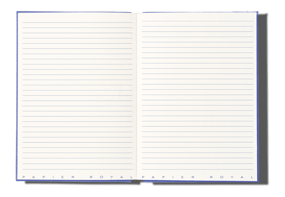 Papier Royal - Royal Notebook A6 Dark Blue Canvas - Papier Royal
