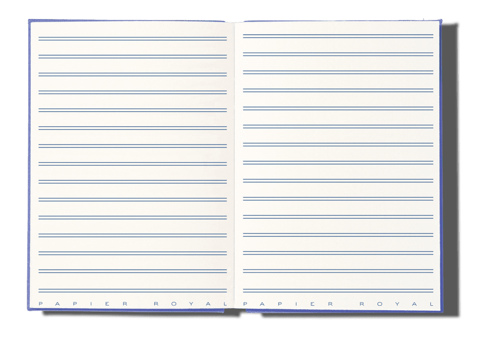 Papier Royal - Royal Notebook A6 Dark Blue Canvas - Papier Royal
