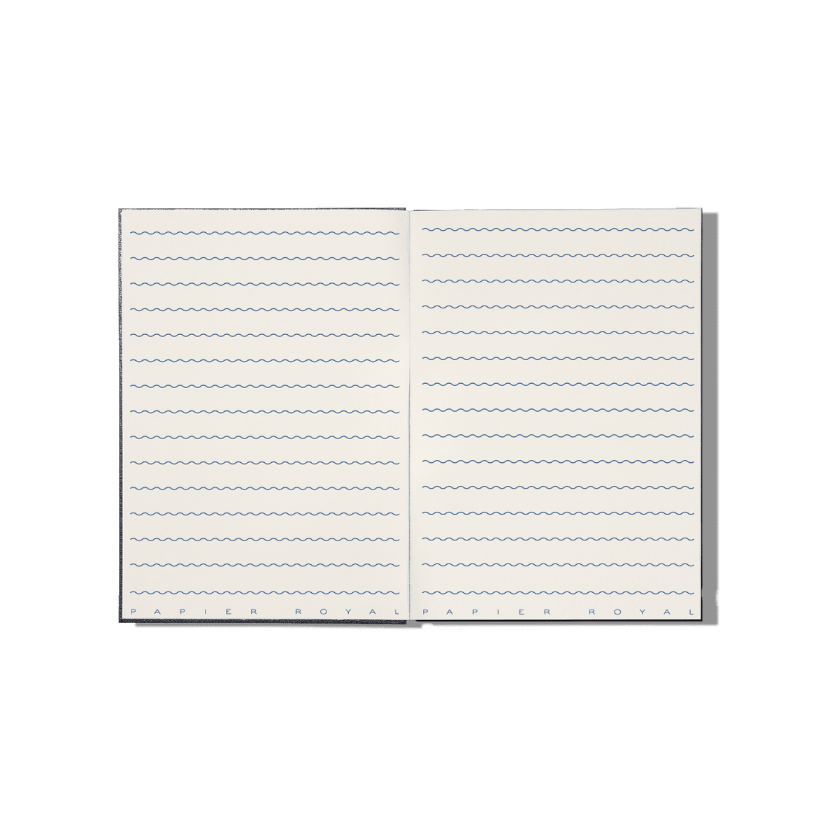 Papier Royal - Royal Notebook A6 Dark Blue Leather - Papier Royal