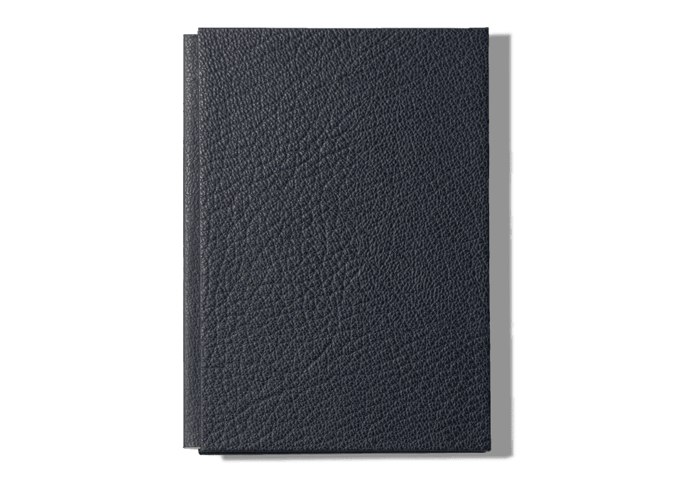Papier Royal - Royal Notebook A6 Dark Blue Leather - Papier Royal