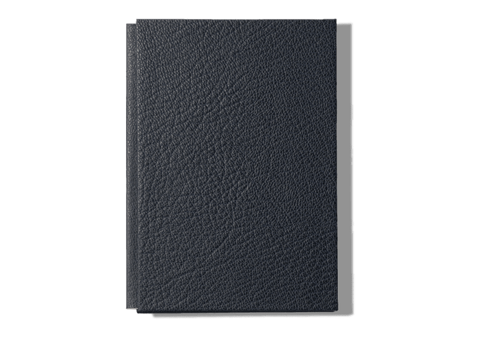 Papier Royal - Royal Notebook A6 Dark Blue Leather - Papier Royal