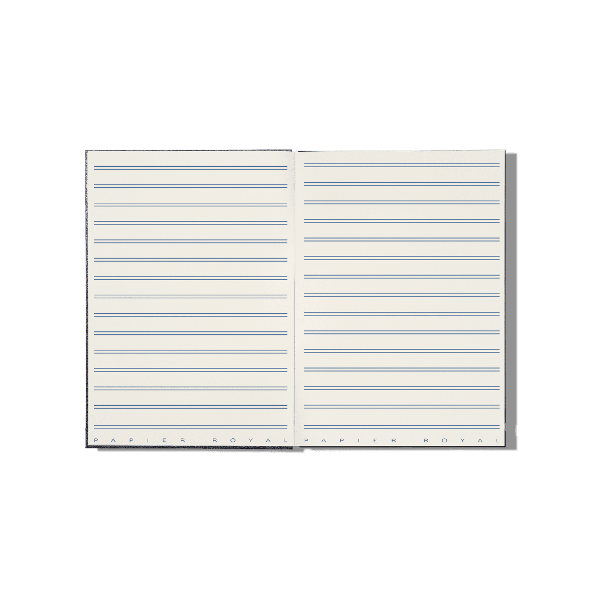 Papier Royal - Royal Notebook A6 Dark Blue Leather - Papier Royal
