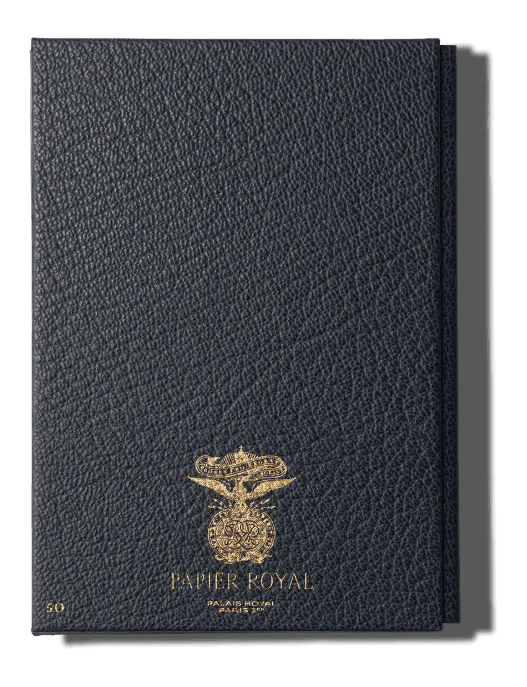 Papier Royal - Royal Notebook A6 Dark Blue Leather - Papier Royal