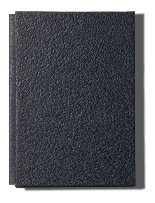 Papier Royal - Royal Notebook A6 Dark Blue Leather - Papier Royal