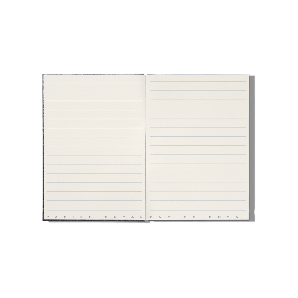 Papier Royal - Royal Notebook A6 Dark Blue Leather - Papier Royal
