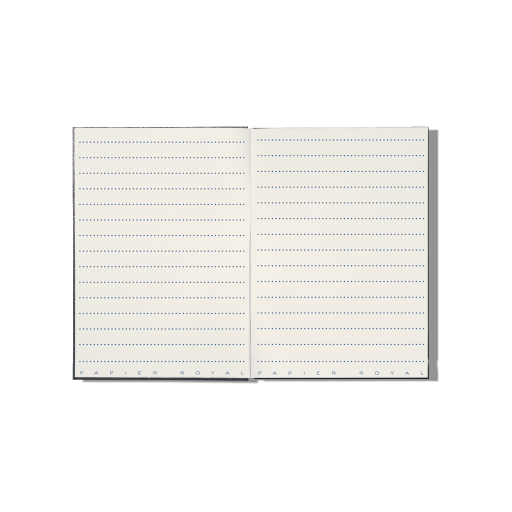 Papier Royal - Royal Notebook A6 Dark Blue Leather - Papier Royal