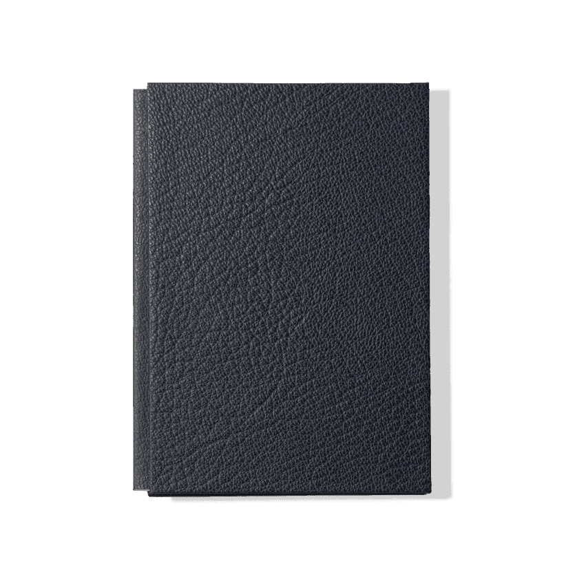 Papier Royal - Royal Notebook A6 Dark Blue Leather - Papier Royal