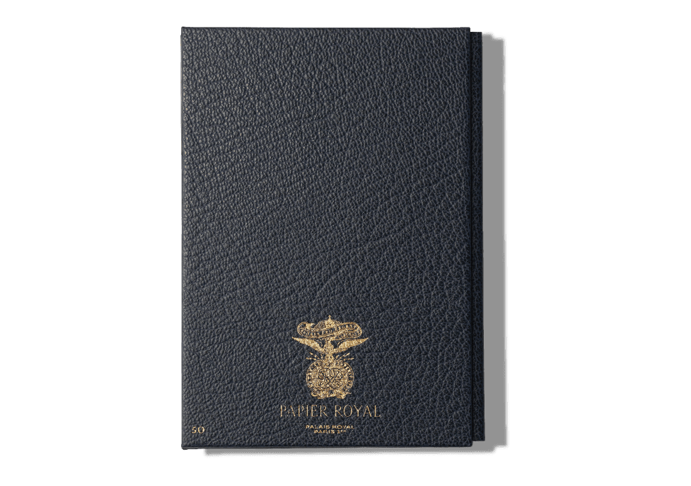 Papier Royal - Royal Notebook A6 Dark Blue Leather - Papier Royal