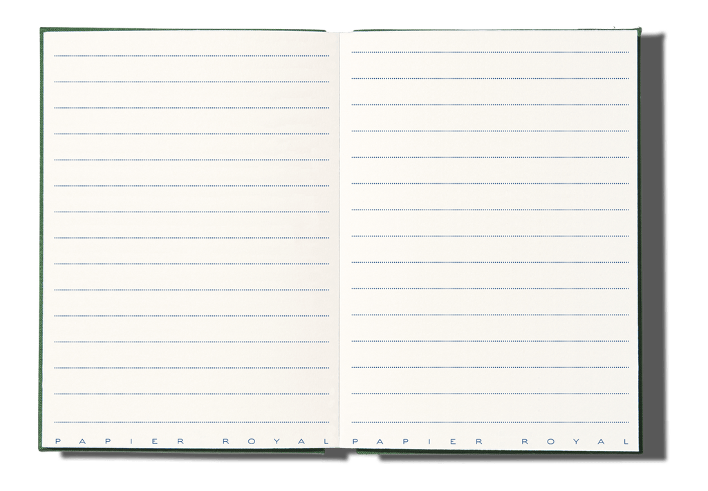 Papier Royal - Royal Notebook A6 Dark Green Canvas - Papier Royal