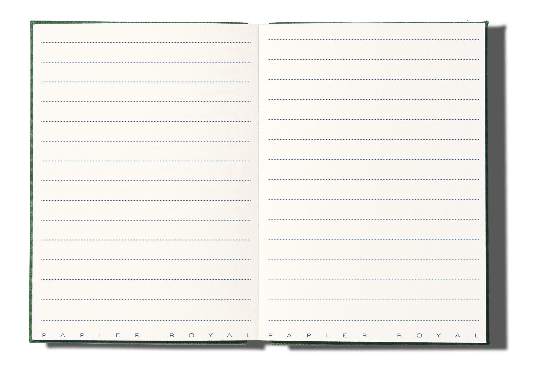 Papier Royal - Royal Notebook A6 Dark Green Canvas - Papier Royal