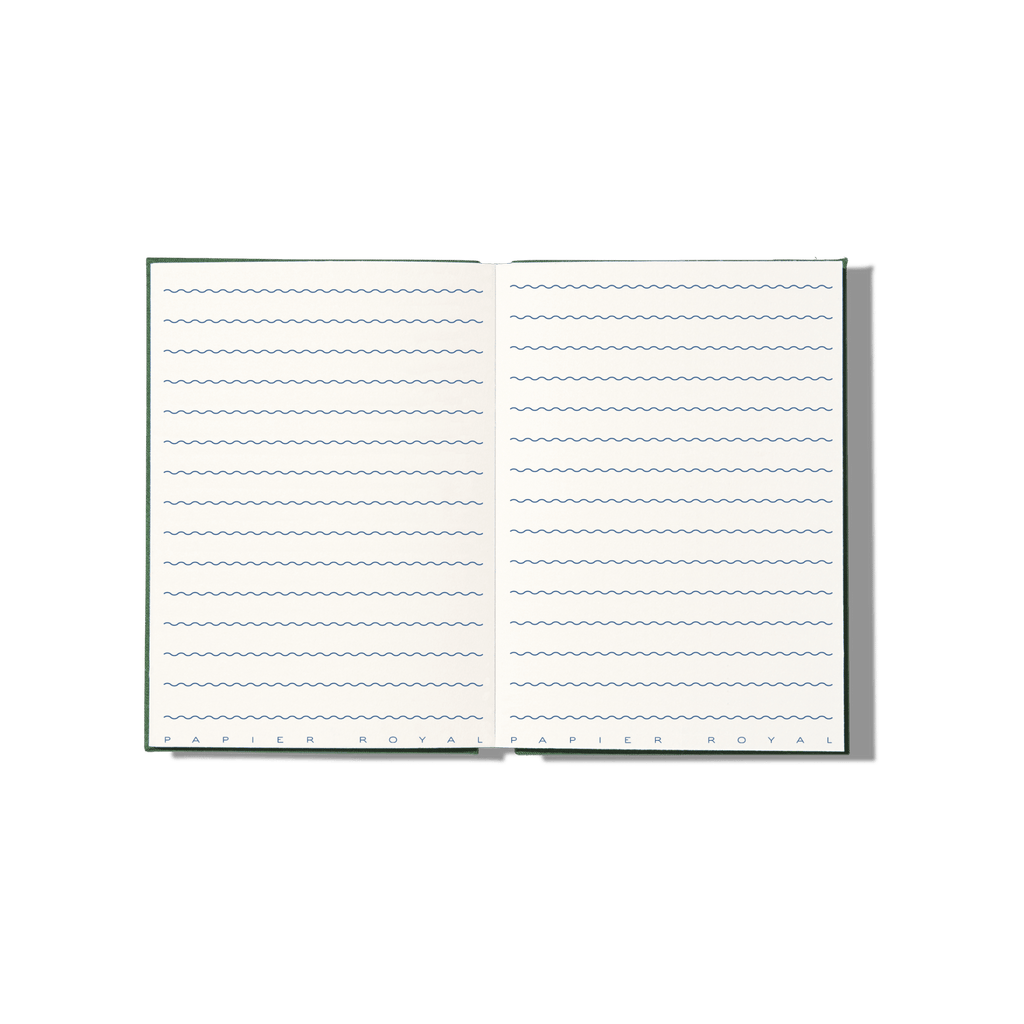 Papier Royal - Royal Notebook A6 Dark Green Canvas - Papier Royal