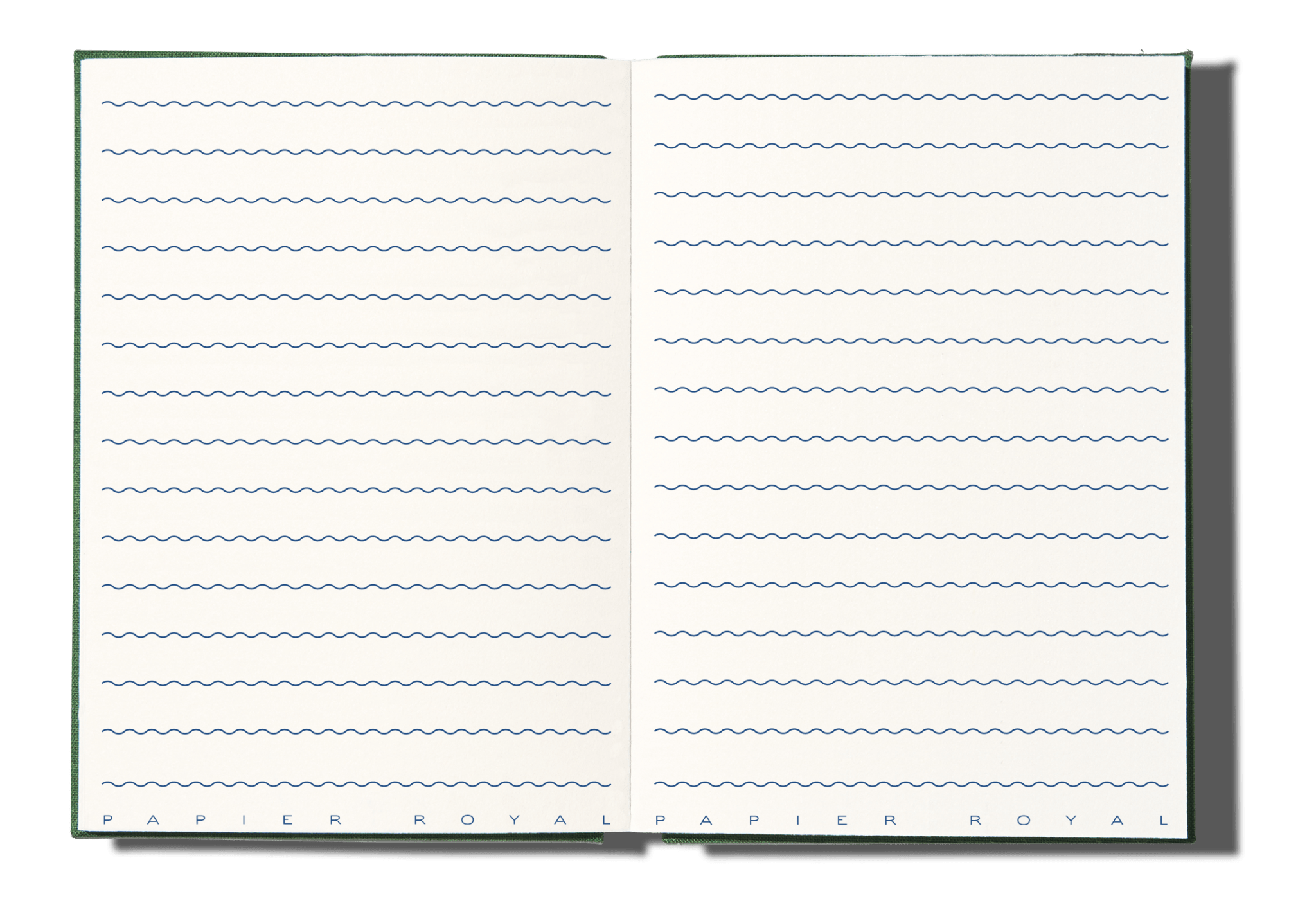 Papier Royal - Royal Notebook A6 Dark Green Canvas - Papier Royal