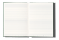 Papier Royal - Royal Notebook A6 Dark Green Canvas - Papier Royal