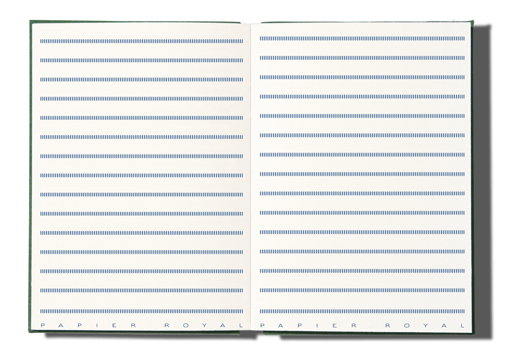 Papier Royal - Royal Notebook A6 Dark Green Canvas - Papier Royal
