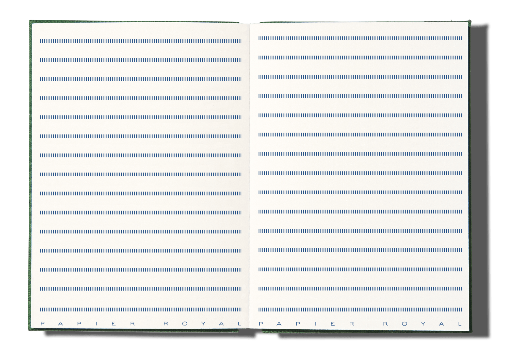 Papier Royal - Royal Notebook A6 Dark Green Canvas - Papier Royal