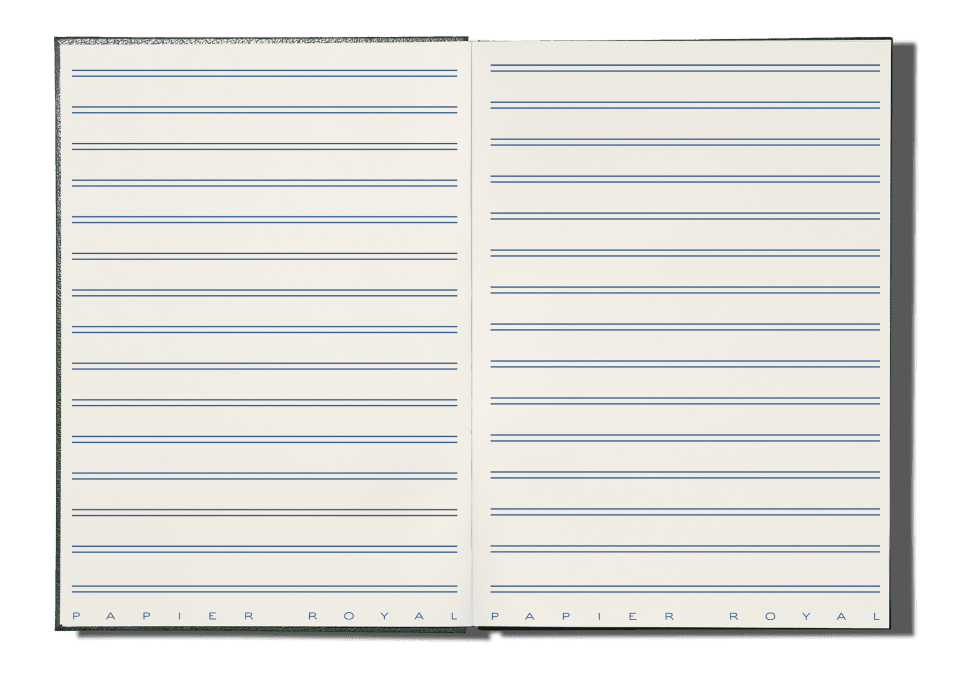 Papier Royal - Royal Notebook A6 Dark Green Leather - Papier Royal