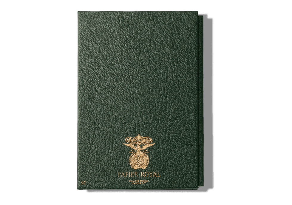 Papier Royal - Royal Notebook A6 Dark Green Leather - Papier Royal