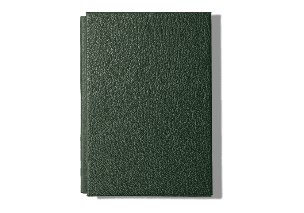 Papier Royal - Royal Notebook A6 Dark Green Leather - Papier Royal