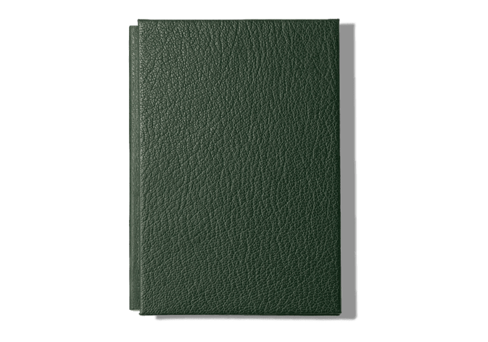 Papier Royal - Royal Notebook A6 Dark Green Leather - Papier Royal