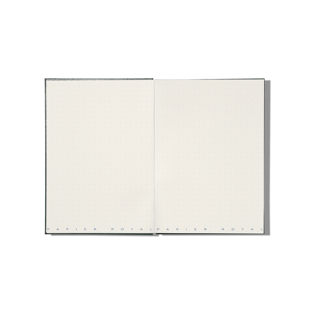 Papier Royal - Royal Notebook A6 Dark Green Leather - Papier Royal