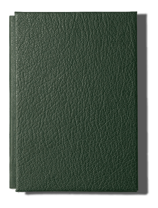 Papier Royal - Royal Notebook A6 Dark Green Leather - Papier Royal