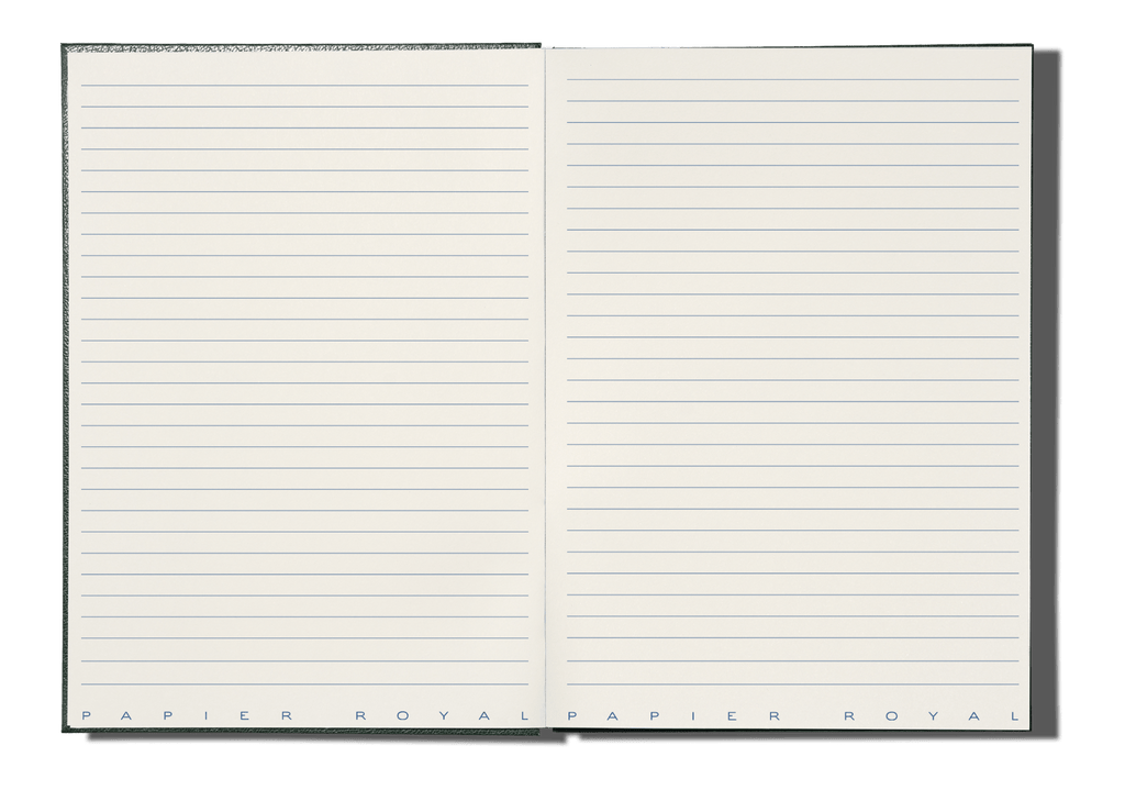 Papier Royal - Royal Notebook A6 Dark Green Leather - Papier Royal