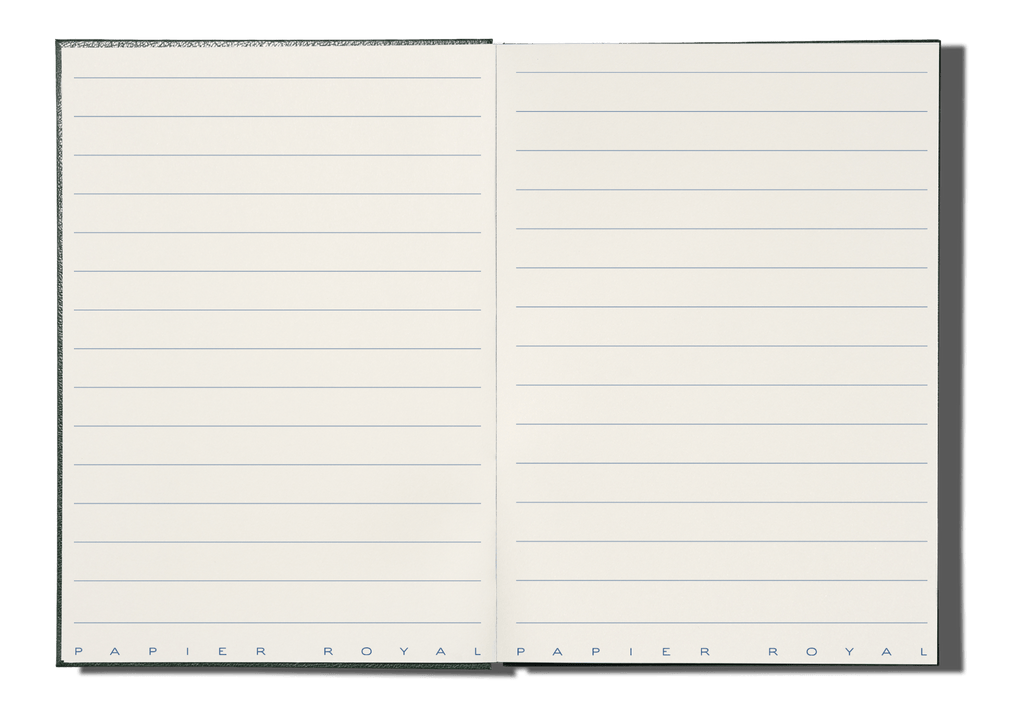 Papier Royal - Royal Notebook A6 Dark Green Leather - Papier Royal