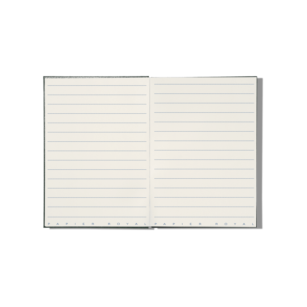 Papier Royal - Royal Notebook A6 Dark Green Leather - Papier Royal
